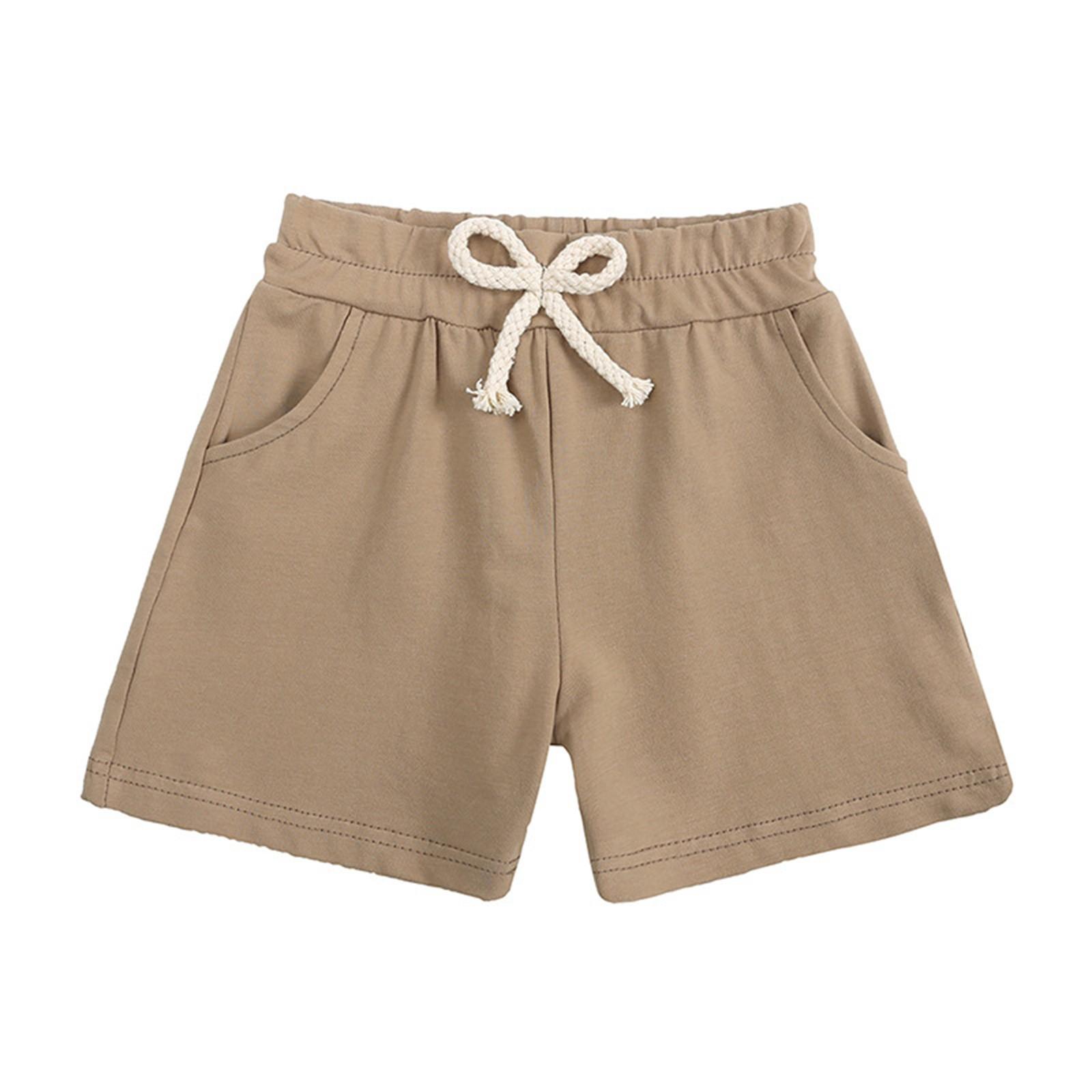

Kids Color Shorts - Candy Tone Basic Casual 100 хаки