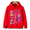 2025 New Kpop Witch Hunt Children's Hoodie Fashionable and Versatile Cartoon Pattern Printed Girls' Sportswear