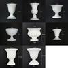 New French Oil Painting Half Wall Vase Hand-Painted DIY Half Wall Flower Pot White Wall Mounted Vase Floral Arrangement