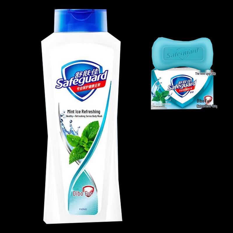 Набор для душа и мыло Safeguard с мятным ароматом