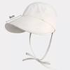 Casual Lace-up Bucket Hat Quick Drying Bowknot Duck Tongue Cap Wide Brim Sunshade Hat Women Girls Wear