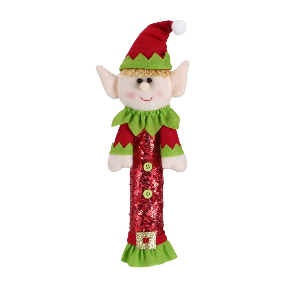 Christmas Microwave Oven Door Handle Cover Dishwasher Door Handle Cover  Xmas Party Decoration