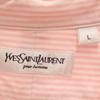 Yves Saint Laurent 90s Old Striped Pattern Long Sleeve Oxford Button Down Shirt Men's Used