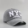 NEW YORK NYC Embroidery Baseball Cap Washed Snapback Baseball Cap  For Man Women Outdoor Sports