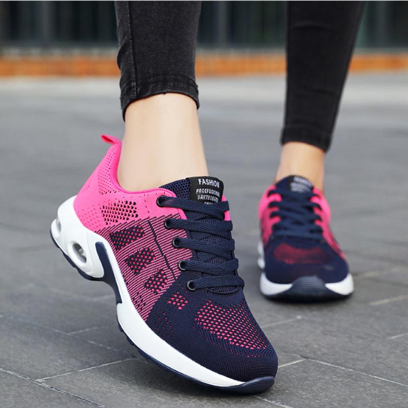 Brand Women Sneakers Mesh Breathable Women Shoes Outdoor Air Cushion Sport Shoes comfortable Women's Casual Shoes Zapatos Mujer
