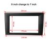 Vehicle Radio Fascia 9/10 Inch Frame Switch To 7 Inch 2 Din Car Radio Fascia Auto Audio Dash Kit Installation Frame Trim Bezel