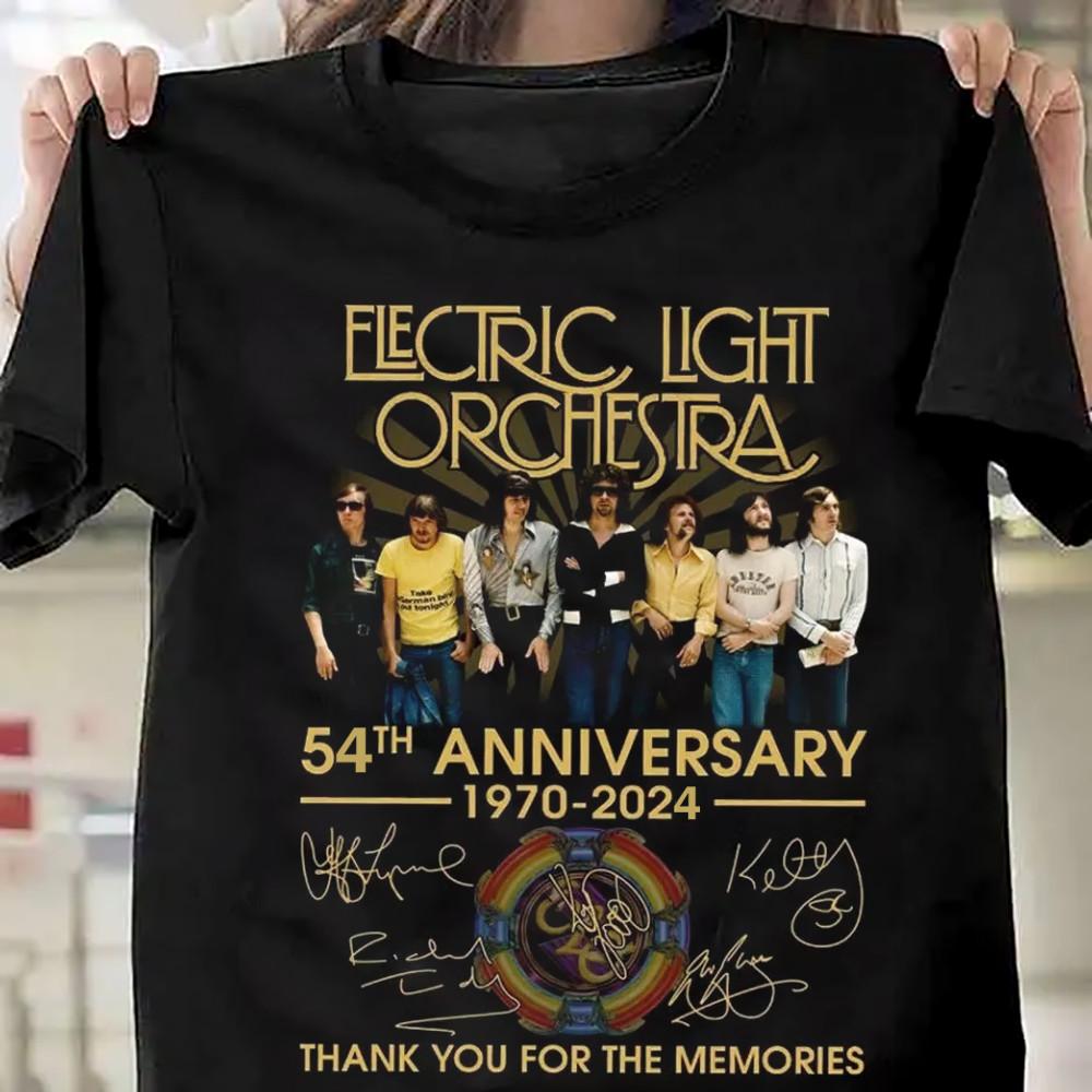 NEW Electric Light Orchestra 2024 Anniversary Shirt, Elo Shirt Unisex T-Shirt