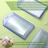 Heavy Duty Id Card Badge Holder, Hard Plastic Vertical Silicone Soft Clear Pvc Card Holder Name Tag Holder 57X102Mm