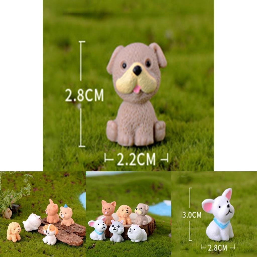 High Quality Mini Resin Dog Dolls 12 Style Handicraft Micro Ornaments For Decorative Use