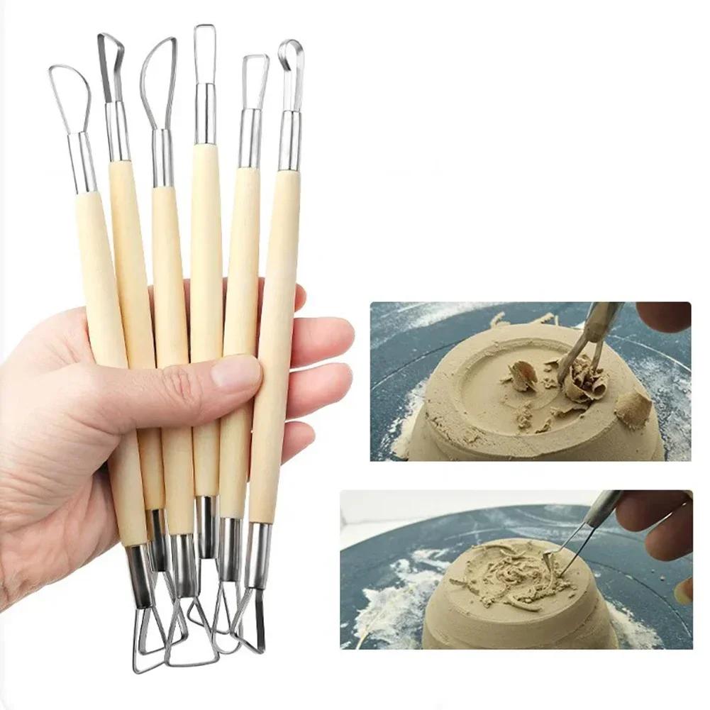 Complete Kit for Clay Sculpting 12 Piece Stainless Steel Double Headed Spatula Set Create Beautiful Designs and Craftworks