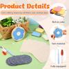 6 Pcs Punch Needle Cup Mat Kit DIY Punch Needle Embroidery Kit Multi-purpose Craft Punches Needles Cups Pad Set for Beginners