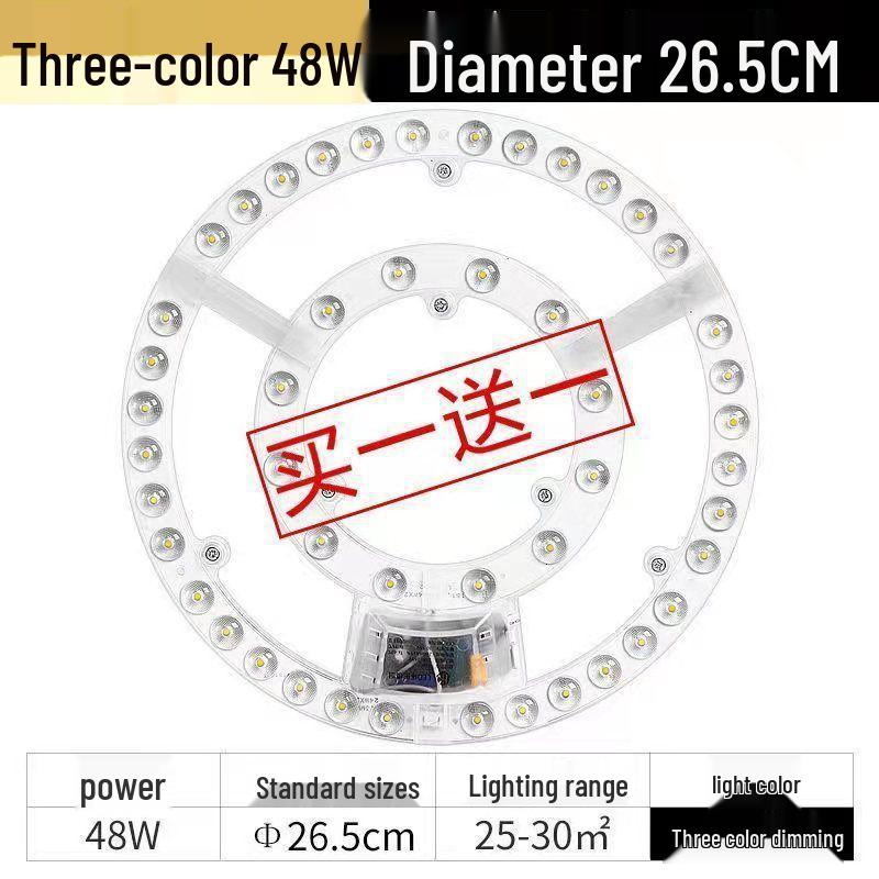 Magnetic LED Ceiling Light: Eye Protection Strip, Bright Panel for Bedroom/Living Room
