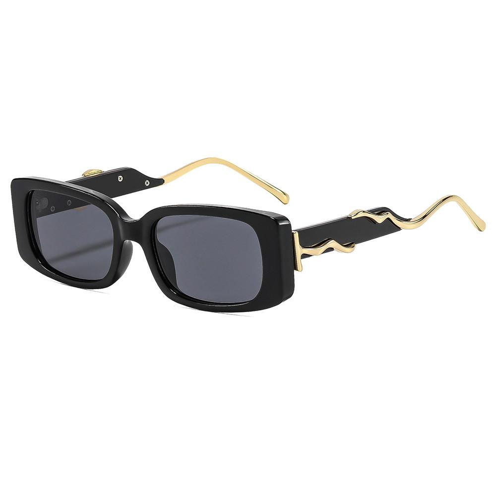 Hip Hop Square Frame Sunglasses For Men And Women Uv400 Outdoor Fashion