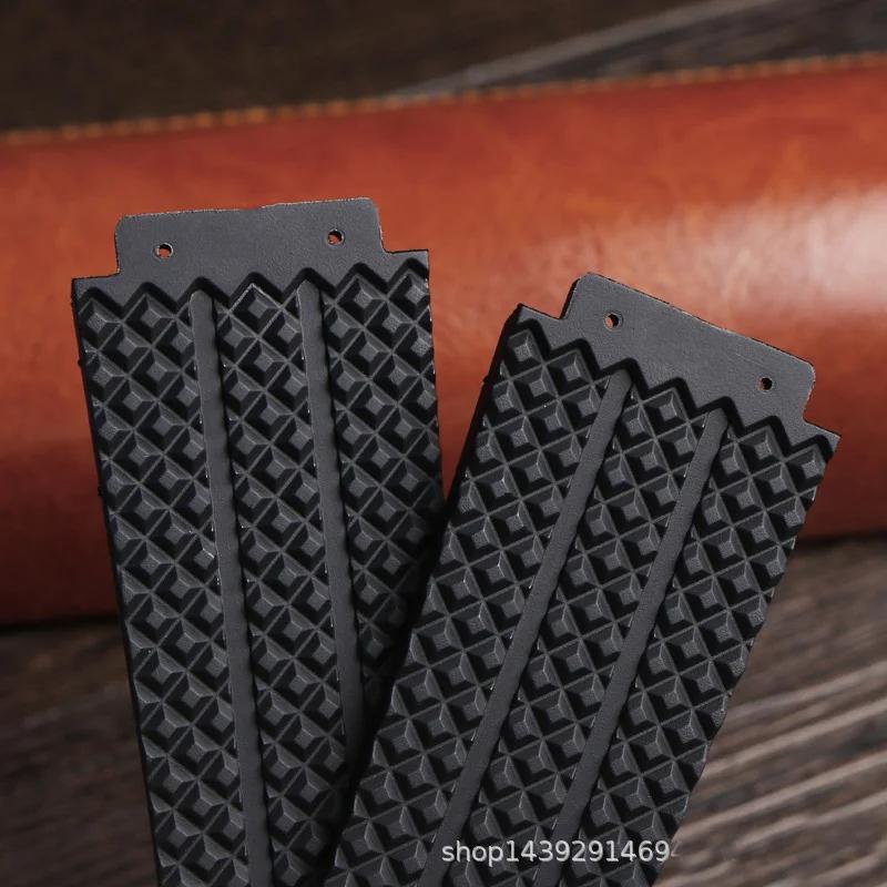 26mm * 19mm 25mm*17mm High-Quality Silicone Rubber Watch Strap Suitable For HUBLOT Wheel Hub Watchbands  Men Strap Of Big