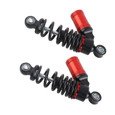 Coppia Ammortizzatori 180mm Lega di Alluminio Molla ad Alte Prestazioni per Moto da Cross Go Kart ATV Quad Scooter