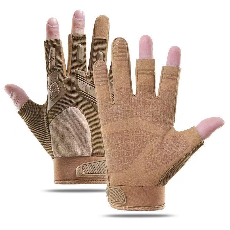Climbing Hiking Long-Finger Gloves, Breathable Touchscreen Thin Summer Tactical Outdoor Training Gloves