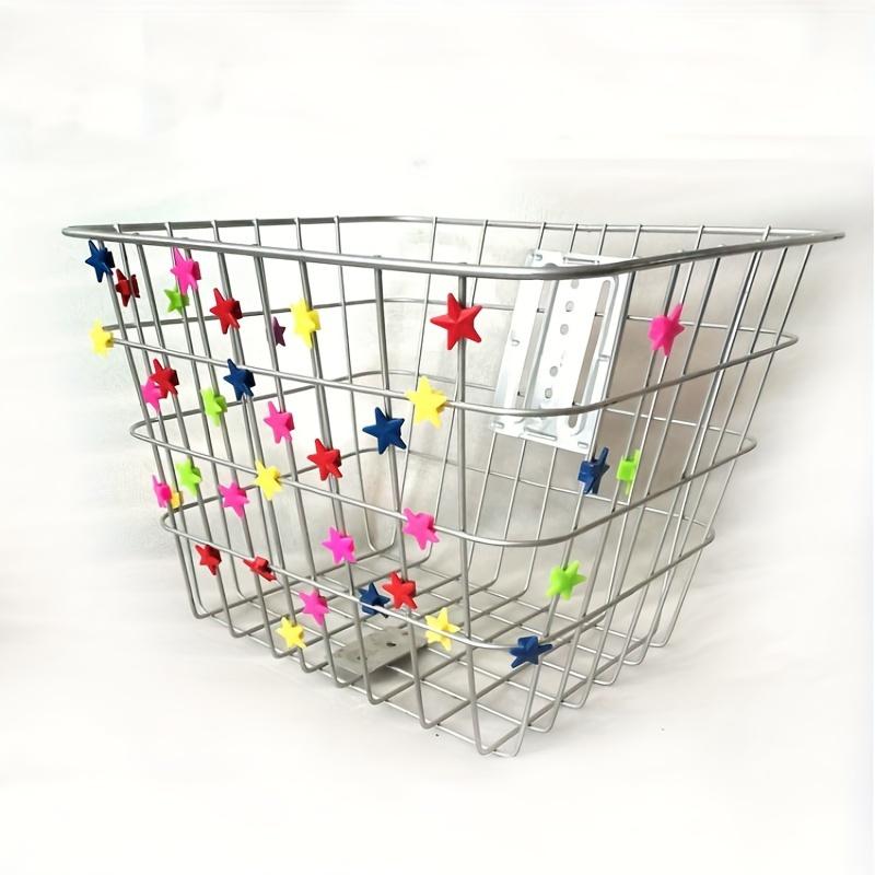 36pcs Colorful Star-Shaped Bicycle Spoke Beads Durable Ideal for Kids' Bikes & Adult Bikes, Bicycle Accessories Bicycle Decorations