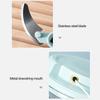 Manual Garlic Masher Detachable Transparent Food Grade Safe High Efficiency Garlic Mincer Chopper with Container Kitchen Onion Vegetable Cutter