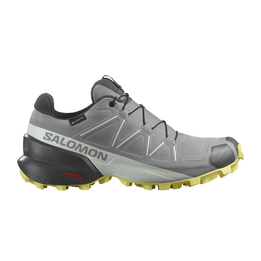 Trailrunning SPEEDCROSS DAMEN Limette cm [Salomon] GORE-TEX (Speedcross Gore-Tex) Damen Sharkskin/Clearly Aqua/Sunny 22.5