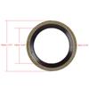 uxcell Oil Adhesive Seal M12 Bronze Tone Car Engine Oil