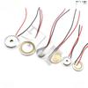 Piezoelectric Ceramic Buzzer with Aluminum Solder & Copper Lead, Diameter Options: 12/15/18/20/27/35/50MM