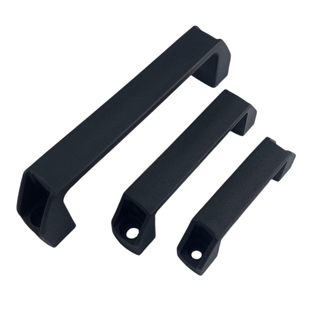 

2PCS Thickened Cabinet Door Handles 90mm/120mm/180mm Black Plastic Industrial Cabinet Handles Furniture Hardware Accessories 90mm