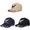 Usa Air Force Baseball Cap With Embroidered Brim For Outdoor Sun Protection