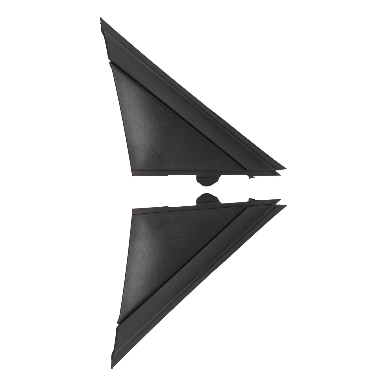 

1 Pair Door Mirror Flag Molding Left Driver Right Passenger Side Door Mirror Flag чорний