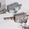 Fashionable Small Waist Bag Versatile Women Delicate Snake Skin Decorative Saddle Fashionable Sweater Belt Trendy
