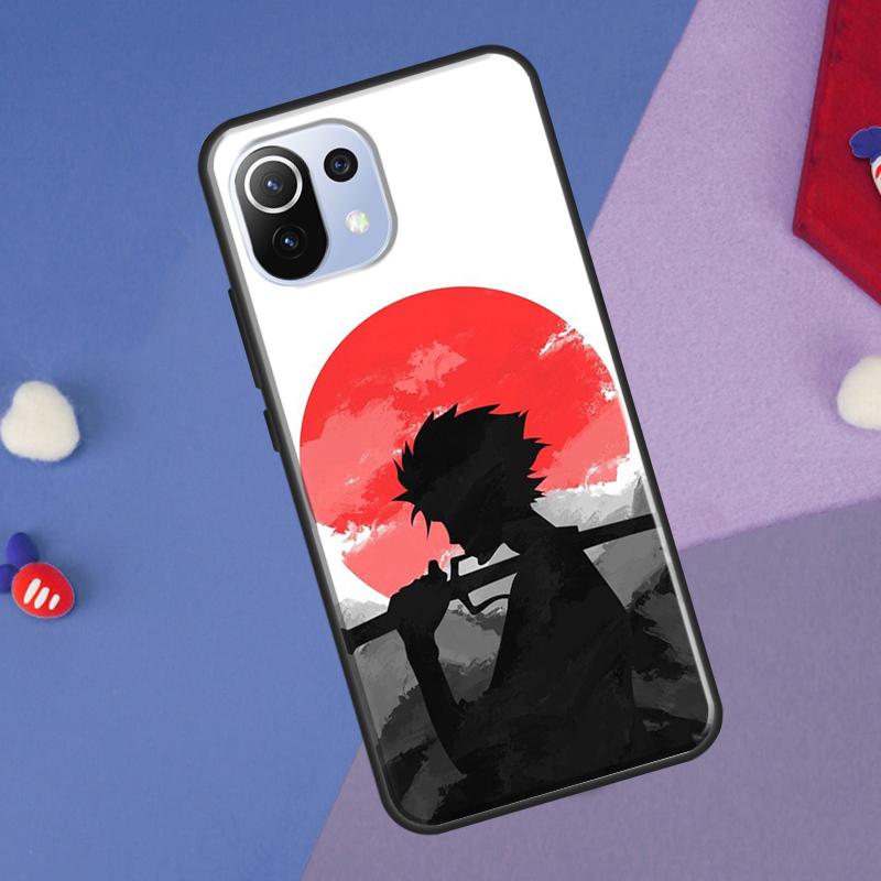 Japanese Style Samurai Art Cover For Xiaomi 14 Ultra 13 11T 12T 13T 14T Pro POCO X6 X7 Pro X3 X5 F3 F5 F6 M6 Pro Case