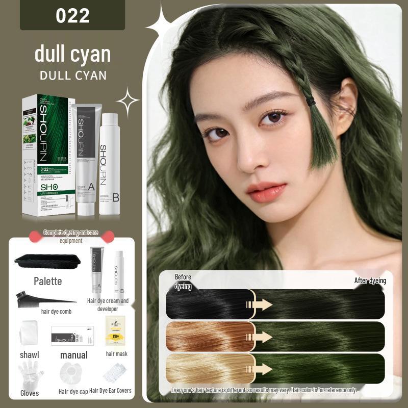 Premium Gift Box: Natural Black & Gray-Brown Linen Hair Dye Cream - Youthful, Vibrant, Plant-Based Formula