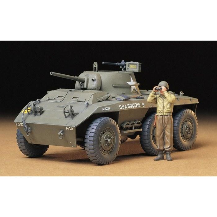 Tamiya 1/35 Military Miniature Series No.228 US Army M8 Greyhound Light Armored Car Plastic Model 35228