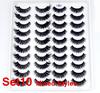 8/20 párov 15-20 mm prírodné 3D umelé mihalnice Makeup Kit Mink Lashes Predlžovanie norkových mihalníc