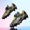 C Luo children's Velcro football shoes men's long nails broken nails middle school children primary school students grass game training shoes