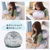 JE SUIS Phoque Coussin Oreiller Animal en Peluche Réaliste Moelleux Doux Oreiller Sieste Oreiller Codo dodo (40cm, Gris)