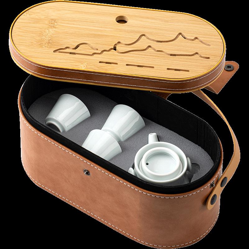 Portable Ceramic Tea Set