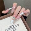 Cat's Eye Wearing Nail Pure Hand-made Nail Piece Fake Nail Wearing Nail Piece Advanced Sense Thin Dog Long