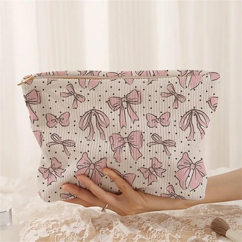 Lip Pattern Printed Makeup Bag Lightweight with Zipper Cosmetic Storage Bag Tiger Cat Frog Leopard Print Clutch Bags Travel
