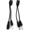 12V POE Splitter/Combiner for Network Cameras, 30m Ethernet Cable Power Supply