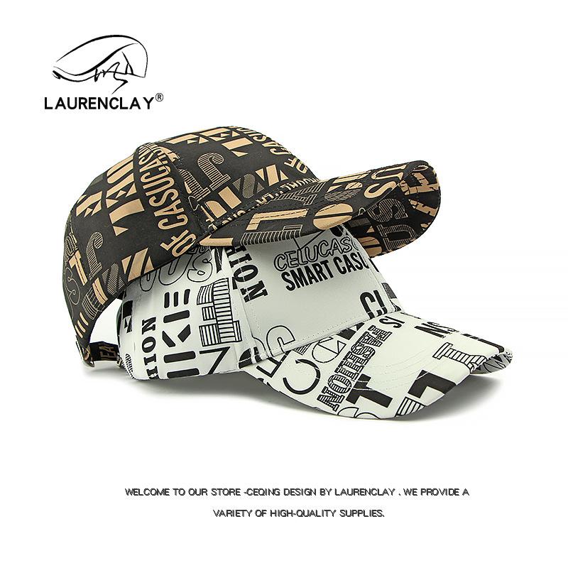 Personalisierte Streetprint Alphabet Baseballkappe Herren Outdoor Sonnenschutz Visor Hardtop Kappe Damen Frühling und Sommer dünn