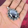 Pingente de Shungite, Joia de Pedra Preciosa de Prata Esterlina Sólida 925, Pingente Feito à Mão, Para Ação de Graças
