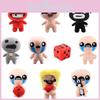 Personnages de dessin animé Meat Boy serrant un chat et pleurant, Isaac, Dice Girl, Jouets en peluche pour enfants, Cadeau de collection