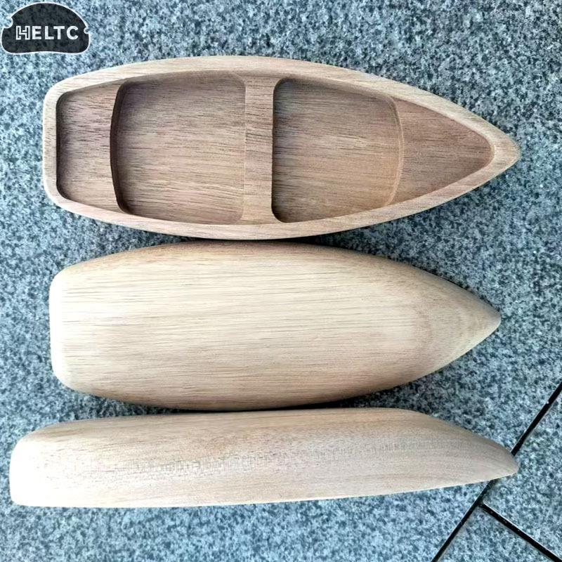 Ocean Landscape Wooden Boat Model Mini Canoe Vintage Decor Fishing Boat Decor Handcrafts Miniatures Boat Model Ornaments