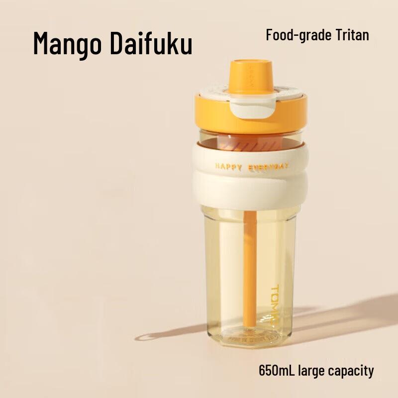 

Temeke Dual-Drink Plastic Straw Water Bottle