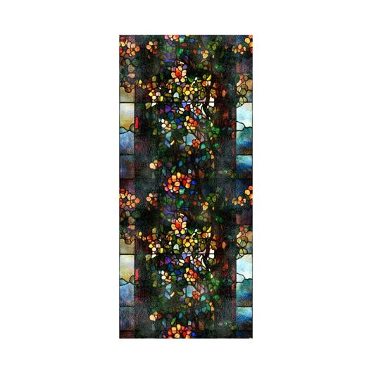 Fenster Sichtschutzfolie Statisch Haftende Buntglasfolien Abnehmbare PVC Dekorfolie für Zuhause Küche Wohnzimmer Schlafzimmer