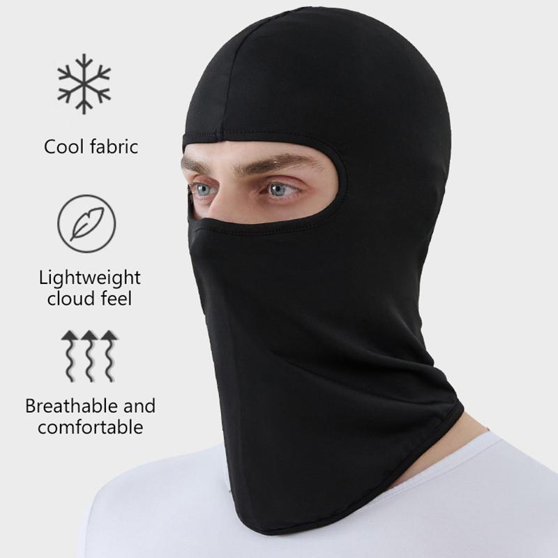 Motorcycle Face Mask Outdoor Cool Sunscreen Balaclava Lycra Moto Biker Wind Cap Mask Windproof Bicycle Cycling Headgear