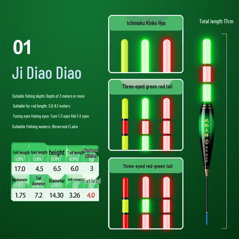 Junshi Luminous Sliding Fishing Float