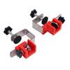 1 Pair Drawer Installation Fixing Clamp Stainless Steel Adjustable Drawer Panel Clip for Furniture Assembly