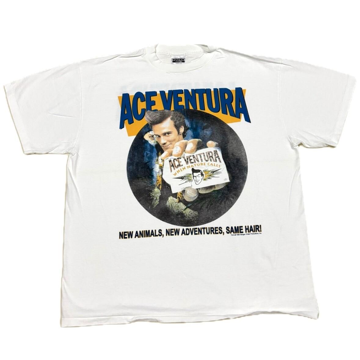 Vintage Ace Ventura 90s Movie Jim Carrey When Nature Calls 1995 XL Shirt REPRINT S