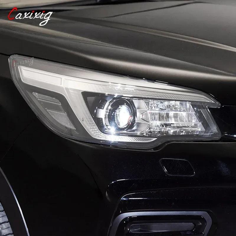 Für Subaru Forester   Zubehör 2 Stück Auto Scheinwerfer Schutzfolie Scheinwerfer Restaurierung Transparent Schwarz TPU Aufkleber
